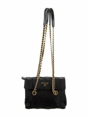prada tessuto chain shoulder bag