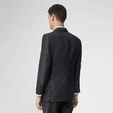 Thumbnail for your product : Burberry English Fit Triple Stud Silk Linen Tailored Jacket