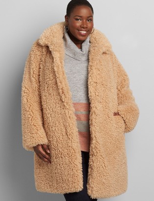 Lane bryant teddy coat Clearance