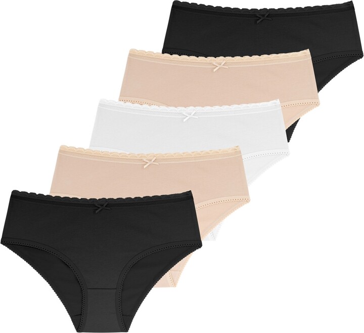 Dorina Skin Sculpt poly blend shaping briefs with mesh inserts in