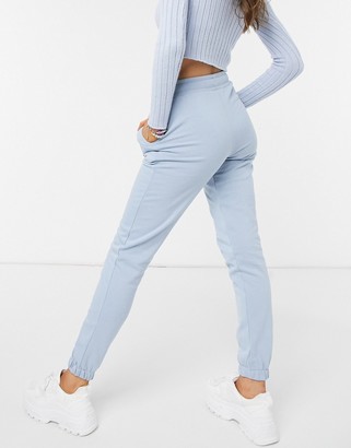 Collusion skinny joggers in pale blue
