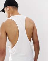 Thumbnail for your product : ASOS Design Tall Vest With Extreme Racer Back In White