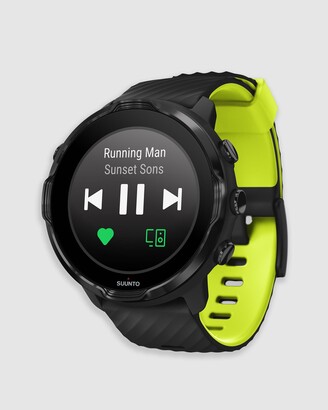 Suunto Yellow Fitness Trackers - 7 Black Lime - Size One Size at The Iconic