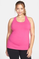 Thumbnail for your product : Hard Tail Scoop Neck Racerback Bra Tank (Plus Size)