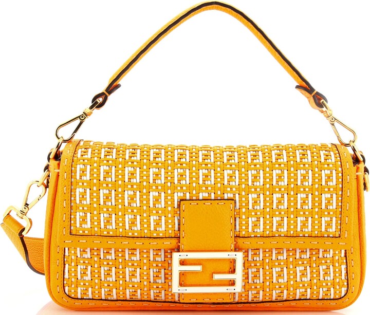 Fendi woven leather bag Outlet