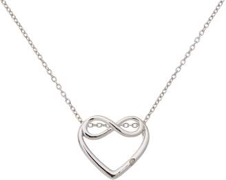 Hot Diamonds Accents By Accents by Silver Heart Pendant 18 Inch Chain