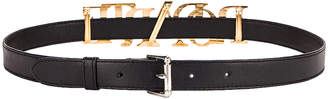 Rodarte Buckle Belt in Gold & Black | FWRD