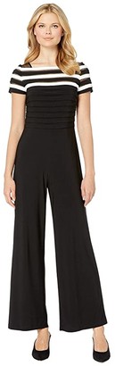 adrianna papell colorblock jumpsuit