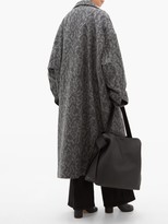 Thumbnail for your product : Edward Crutchley Patterned Mohair Coat - Grey