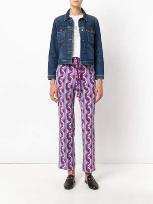 Gucci Web Chain print pajama trousers