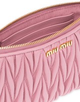 Thumbnail for your product : Miu Miu Matelasse Nappa Leather Envelope Clutch