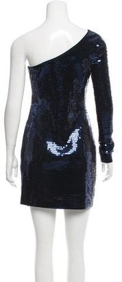 Rachel Zoe Sequin One-Shoulder Dress