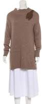 Thumbnail for your product : Brunello Cucinelli Cashmere Long Sleeve Sweater brown Cashmere Long Sleeve Sweater