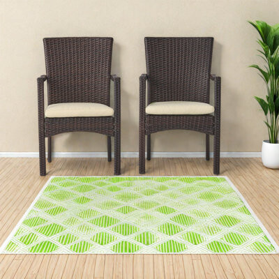 Bayou Breeze Comfortable Wicker Dining Chairs, Brown Finish For Outdoor Home