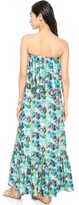 Thumbnail for your product : MSGM Long Flower Print Dress