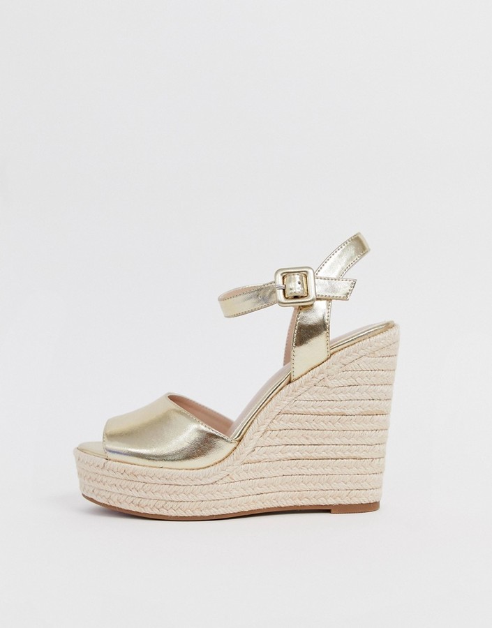 gold platform sandals uk