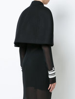 Thumbnail for your product : Vera Wang metallic patches structured cape