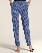 Thumbnail for your product : Chico's Blurred Between The Lines Pull-On Ankle Pants