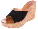 Thumbnail for your product : K Jacques St Tropez Suede Slide Sandals
