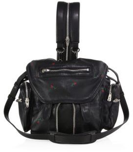 Alexander Wang Mini Marti Convertible Embroidered Leather Backpack