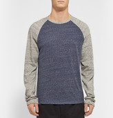 Thumbnail for your product : James Perse Marled Cotton-Jersey Long-Sleeved Raglan T-Shirt