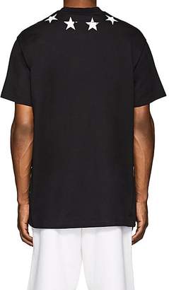 Givenchy Men's Star-Print Cotton T-Shirt - Black