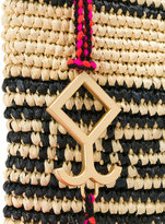 Thumbnail for your product : Yosuzi woven tassel detail clutch bag
