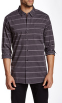 Thumbnail for your product : Burnside Striped Long Sleeve Woven Shirt