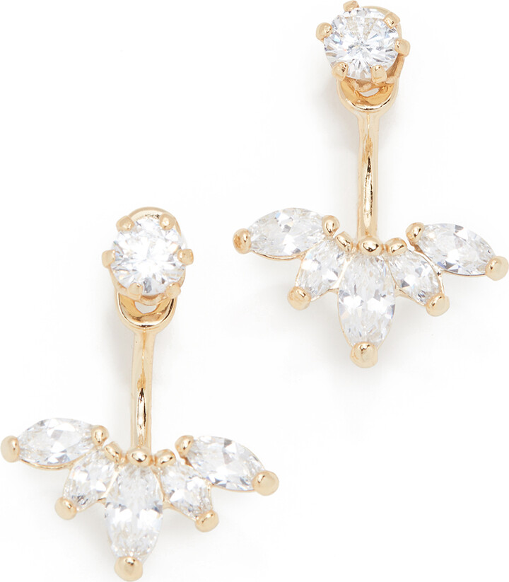 SHASHI Marquis Ear Jacket Earrings