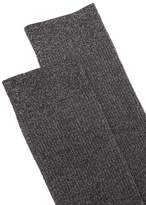 Thumbnail for your product : Raey Lurex Ribbed Socks - Womens - Grey