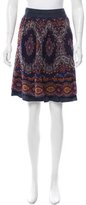 Thumbnail for your product : Etro Floral Print Knee-Length Skirt