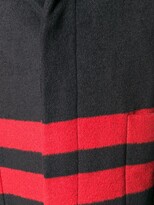 Thumbnail for your product : Calvin Klein Stripe Detail Single-Breasted Coat