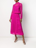 Thumbnail for your product : Temperley London Sunrise heart embroidered blouse