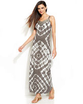 Thumbnail for your product : INC International Concepts Petite Beaded Tie-Dye Maxi Dress