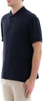 Thumbnail for your product : Alexander McQueen Blue Silk Polo