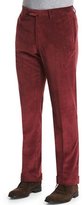 Thumbnail for your product : Incotex Wide-Whale Corduroy Trousers, Burgundy