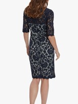 Thumbnail for your product : Gina Bacconi Selina Embroidered Midi Dress, Navy