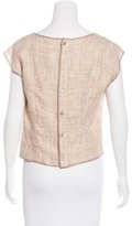 Thumbnail for your product : Chanel Tweed Short Sleeve Top