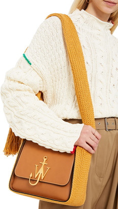 J.W.Anderson Fringed Braided Woven And Leather Shoulder Bag