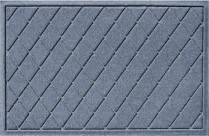 Water & Dirt Shield Argyle Door Mat