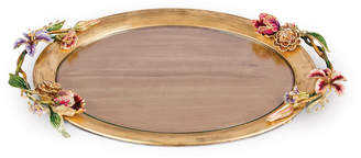 Jay Strongwater Floral Oval Tray