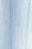 Thumbnail for your product : 7 For All Mankind Seamed Denim Pencil Skirt (Slim Illusion Faded Blue)