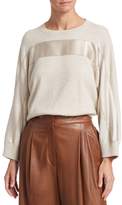 Thumbnail for your product : Brunello Cucinelli Cashmere Stripe Sweater