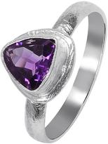 Thumbnail for your product : Ice 1 CT TW Amethyst White Rhodium-Plated Brass Fashion Ring