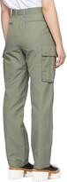Thumbnail for your product : Stella McCartney Khaki Shared Side Pocket Trousers