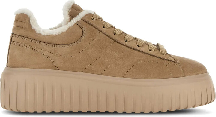Hogan H-Stripes suede sneakers