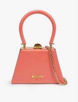 Thumbnail for your product : Moschino Trapezium leather mini tote bag