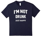 Thumbnail for your product : I'm Not Drunk Just Happy Funny Alcohol Party T-shirt