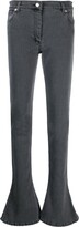 Mid-Rise Flared Jeans 