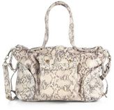 Thumbnail for your product : Kelly Snake-Embossed Leather Baby Bag